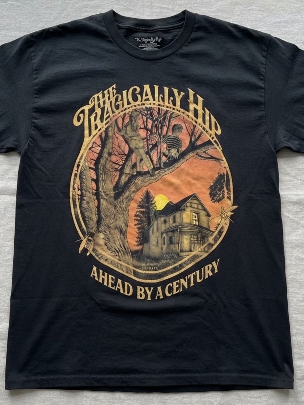 The Tragically Hip Ahead By A Century T-Shirt Black Men's XL Official 2024 Band